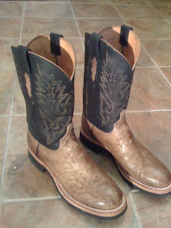 Lucchese ostrich boots